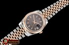 Rolex DateJust 36mm Jub Dome RG/SS Grey/Stk BP A2813