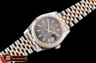 Rolex DateJust 36mm Jub Flt 904L RG/SS Grey/Stk GMF A2836