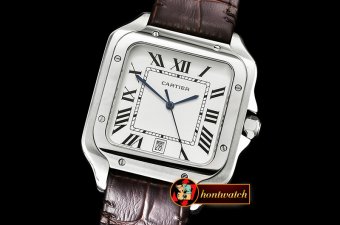 Cartier Santos De Cartier 2018 Ladies SS/LE Wht Swiss Qtz