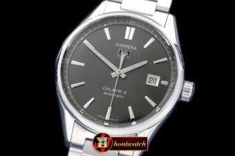 TAG0261C - Carrera Calibre 5 Automatic SS/SS Grey A-2824