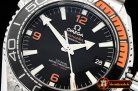 Omega Planet Ocean 43.5mm SS/SS Black/Org OMF Asia 2836 Mod