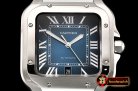 Cartier Santos De Cartier 2018 Mens XL SS/SS Blue GF MY9015