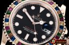 Rolex YachtMaster 40 116695SATS RG/RU Black WF Asia 2836