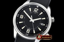Jaeger Le Coultre Polaris Automatic SS/RU Black/Stk/Num ZF Miyota 9015 Mod