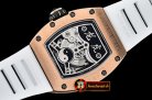 Richard Mille RM051-01 Tiger Diams RG/RU (Wht) KVF MY8215 Mod