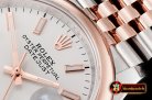Rolex DateJust 36mm Jub Dome RG/SS White/Stk BP A2813