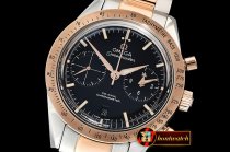Omega SpeedMaster 57 Co-Axial RG/SS Black OMF A7750 9300