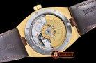 VACH. CONSTANTINE Overseas Ref.47074 YG/LE Black MY8215 Mod Cal5