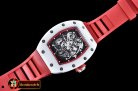 Replica Richard Mille RM055 Bubba Watson White Cer Red CER/VRU C