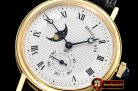 BRE080A - Classique MoonPhase Ref.3300 YG/LE White MY9015 Mod