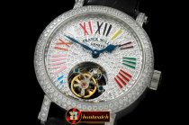 FM122A - Ronde Crazy Colours SS/LE Diam Roman Tourbillon