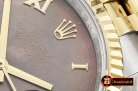 Rolex Datejust Man DJ 36mm Jub Flt YG/SS Black MOP Roman BP A313