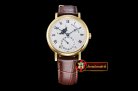 BRE063A - Classique SS Moonphase YG/LE White Miyota 9015