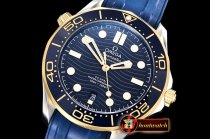 Omega Seamaster 300m 2018 YG/SS/RU Blue OMF Asia 8800