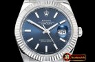 Rolex Datejust II DJ2 41mm Oyst Flt 904L SS/SS Blue/Stk ARF Asia 2824