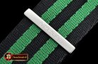 Omega Black/Green NATO Strap for Omega Models 20mm