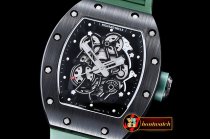 Replica Richard Mille RM055 Bubba Watson Black Cer Black CER/VRU