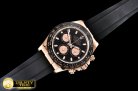 Rolex Daytona 116515LN RG/RU Black/Rose ARF V2 A4130 Mod
