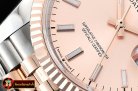 Rolex DateJust 36mm Jub Flt 904L RG/SS Rose/Stk GMF A2836