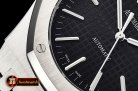 Audemars Piguet Royal Oak 15400 SS/SS Black OMF 1:1 MY9015 Mod 3120