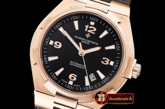 VACH. CONSTANTINE Overseas Ref.47040 RG/LE Black MY9015 Mod
