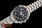 Omega P-Ocean Chrono Blk SS/SS Black/Org JHF A7750 Mod9900