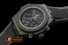 HUB0324 - Big Bang All Black Unico PVD/RU Skeleton Asian 7750