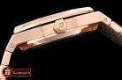 Audemars Piguet Royal Oak 15400 Frosted RG/RG Brown Asia 21J Mod 3120