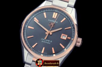 TAG0261A - Carrera Calibre 5 Automatic SS/RG Grey A-2824