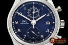 IWC Portuguese Chrono Classic IW390404 SS/LE Blue ZF A7750