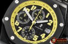 Audemars Piguet Royal Oak ROO Bumblebee Forged FC/LE Black JF V2 A3126 Mod