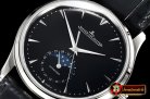 Jaeger Le Coultre Master Ultra Thin Moonphase SS/LE Black GF 1:1 MY9015