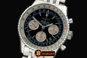 Replica Breitling Navitimer SS/SS Black Sticks 7750