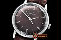 Zenith Elite 6150 150th Anniv SS/LE Bwn/Stk A2824 Mod