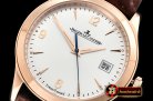 Jaeger Le Coultre Master Control Date 1548420 RG/LE White ZF Asia 23J Mod
