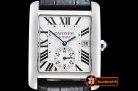 Replica Cartier Tank MC 1904 SS/LE White JF Asia 23J