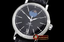 IWC Portofino Automatic Diam Bez SS/LE Black A2851 Mod