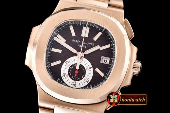 PP0199C - 5980 Nautilis Chrono RG/RG Brown BP A-7750