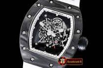 Richard Mille RM055 Bubba Watson FC/TI/RU Skeleton Wht MY8215 Mod
