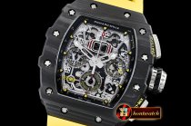 Richard Mille RM011-03 Flyback Chrono FC/RU (Yellow) KVF A7750 Mod