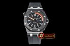Audemars Piguet Royal Oak Diver 15707 CER/RU Black JF Ult 1:1 MY9015 Mod