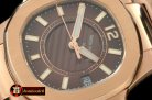 PP0178B - Nautilus 7010 Midsize 32mm Full RG Brown - Swiss Qtz