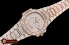 Patek Philippe Nautilus 7010 Ladies Full Diams RG/RG Diams TWF MY9015