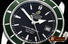 Breitling SuperOcean II 42mm Grn Bez SS/RU Black JHF Asia 2836