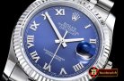 Rolex Datejust DJ 36mm Jub Flt SS/SS Blue Rmn BP A3135 Mod