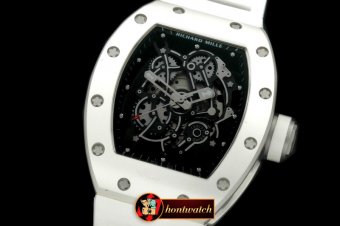 RM076C - RM055 Bubba Watson Tourbillon CER/SS/RU Custom Skeleton