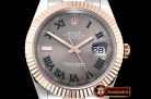 Rolex Datejust DJ2 41mm Oyt Flt RG/SS Grey/Num BP Asia 2813