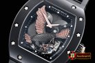 Richard Mille RM023 Cer Bez PVD/RU Eagle Black RG MY8125 Mod