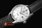 TAG0262E - Carrera Calibre 5 Automatic SS/LE White A-2824