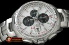 TAG0284B - Carrera 16 Senna Ed Chrono SS/SS White OS20 Qtz